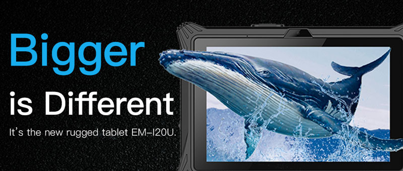 새로운 견고한 태블릿 EM-I20U 공식적으로 출시되었습니다!