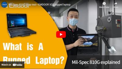 Mil-Spec 810G 드롭 테스트-EMDOOR X33 견고한 노트북